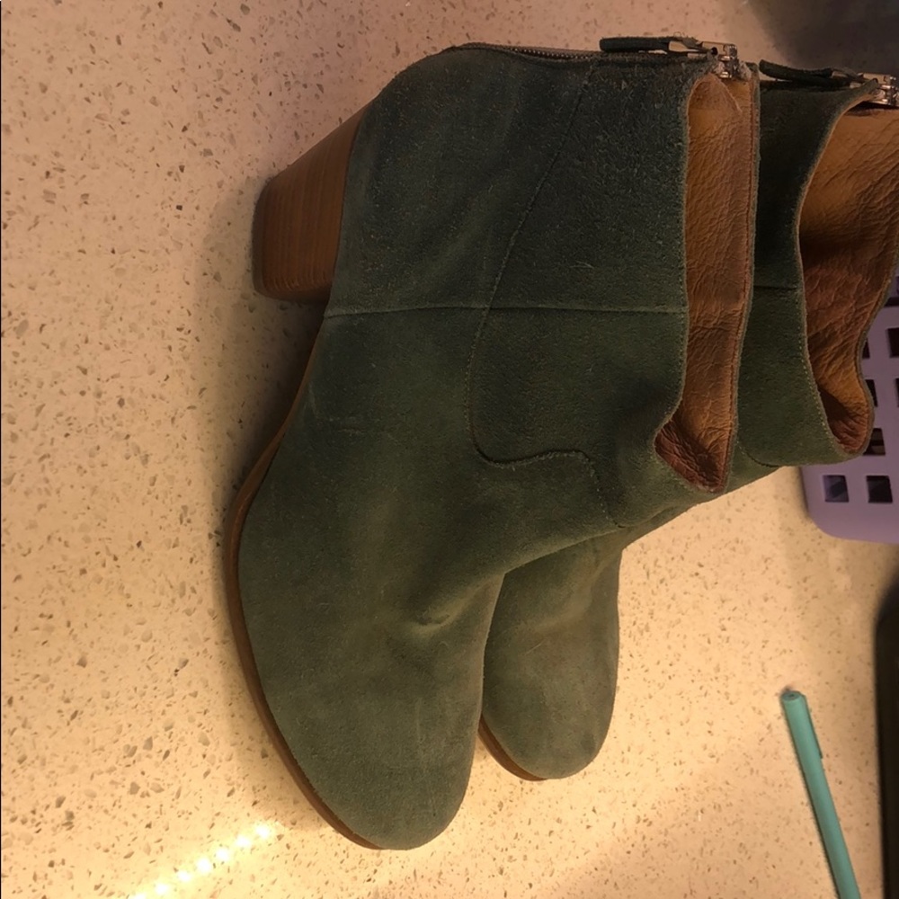 Suede booties